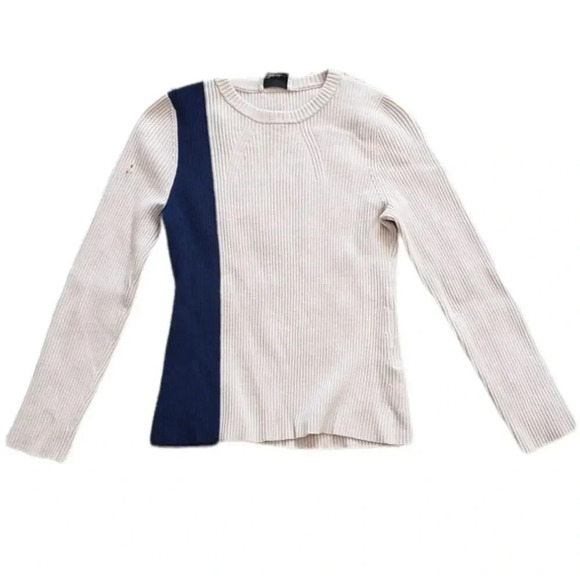 3.1 Phillip Lim Two Tone Ribbed Sweater S - Picture 2 of 5